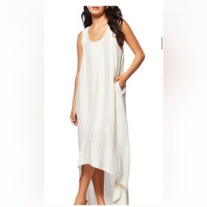 Thread and supply sierra high low linen dress